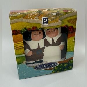 Publix “The Pilgrim Pair” Collection Ceramic Napkin‎ Holder Collectable New NIB